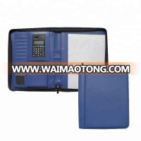 A4 Folder Business File Organizer Zipper Portfolio Folder Calculator