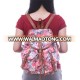 Stock Fashion Flower Printed Girls Backpack School Bag